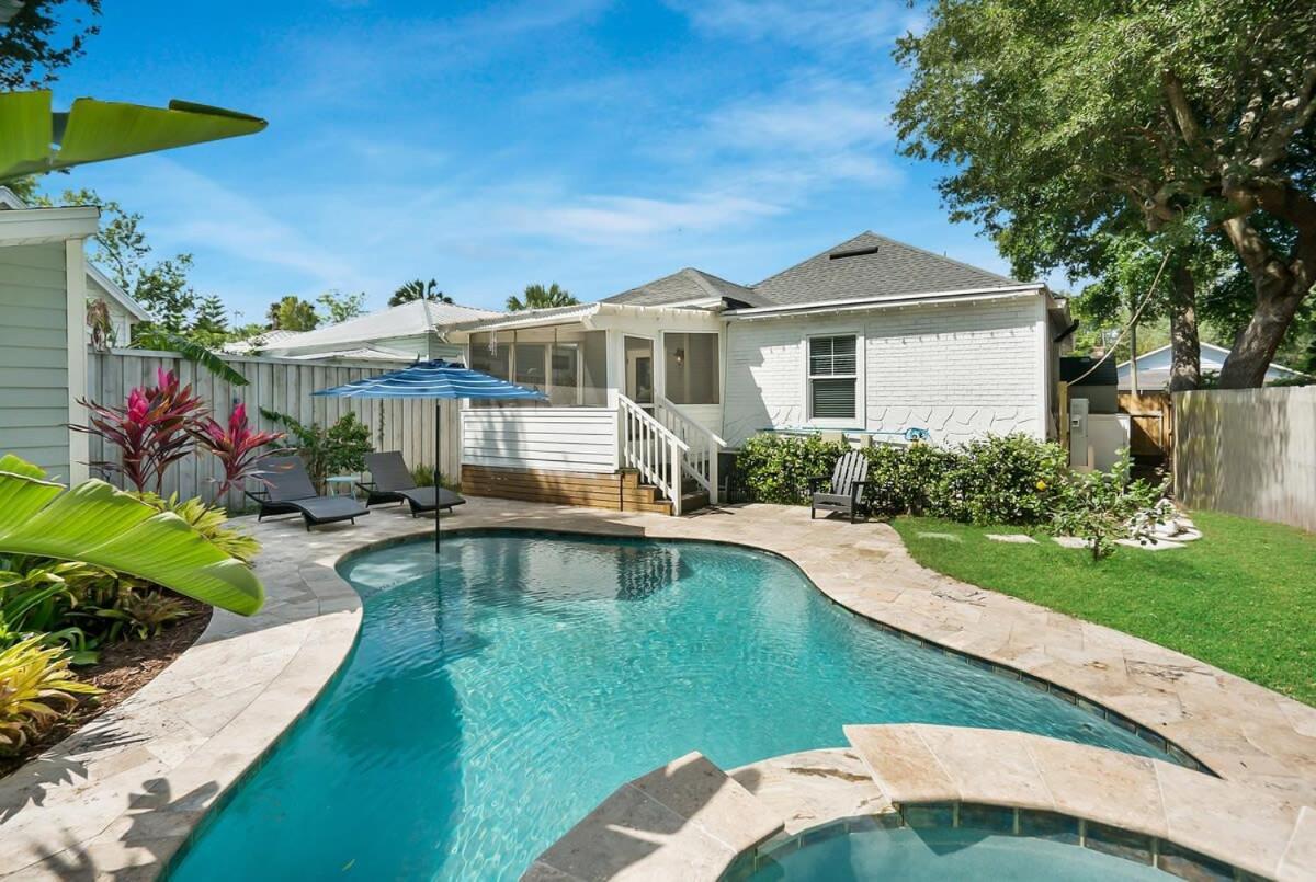 Charming Cottage W Pool, Walkable To Downtown St. Augustine Exterior foto